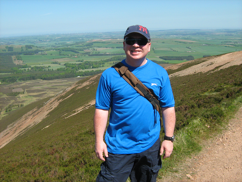 Alan enjoying some hill walking